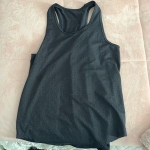 Charcoal grey workout top